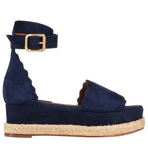 Chloé
Suede Scalloped Accent Espadrilles
Women's
